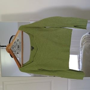 Heart Shaped Rib Knit Sweater